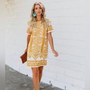 All:Row tunic yellow dress size M